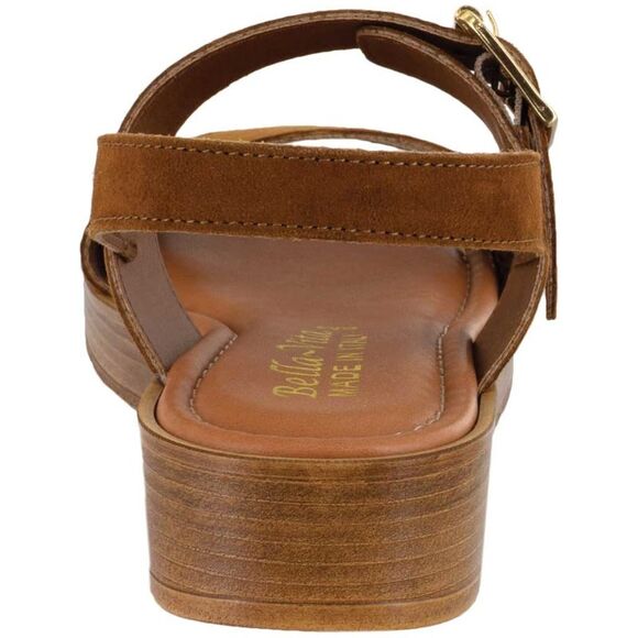 BELLA VITA Womens Brown 1/2" Platform Tay-italy Wedge Slingback Sandal 9 M - Picture 2 of 4